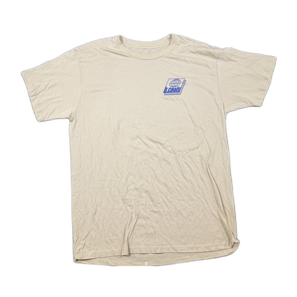 Barney Cools Mens Graphic T-Shirt Beige Poolside Purveyors Summer 2024 Large